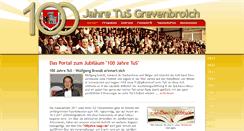Desktop Screenshot of 100jahre.tusgv.de